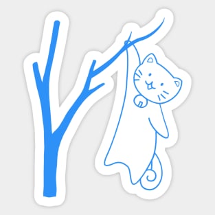 anxiety kitty Sticker